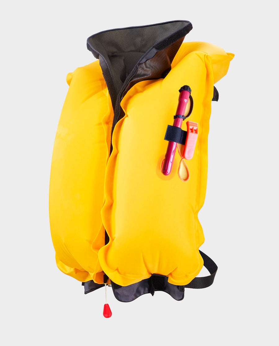 DECKBRAVE Adult S24A Inflatable PFD Adult Life Jackets | USCG and TC Transport Canada ULC Approved Automatic Life Vest Manual Override Convertibility